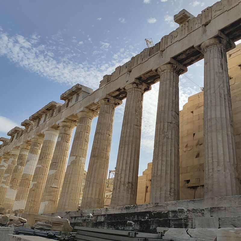 Parthenon at Athens, Greece.