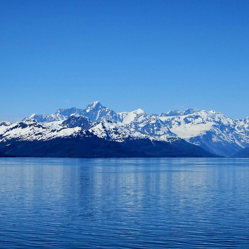 Collage fjord, Alaska.